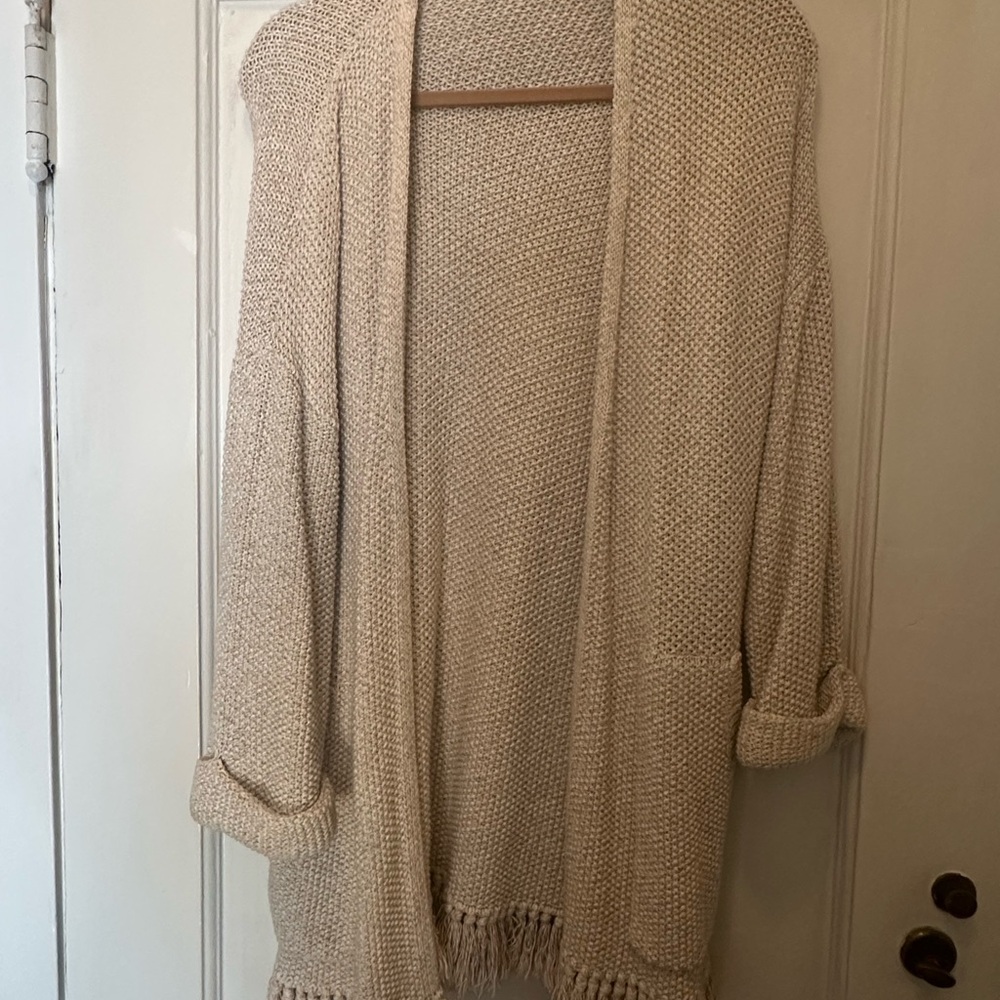 Cozy Beige Knit Sweater